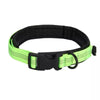 truelove neoprene reflective dog collar neon yellow