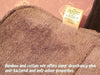 bamboo and cotton mix for great absorbancy