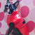 side and rear view red waterproof dog coat