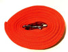 red training long lead for dog